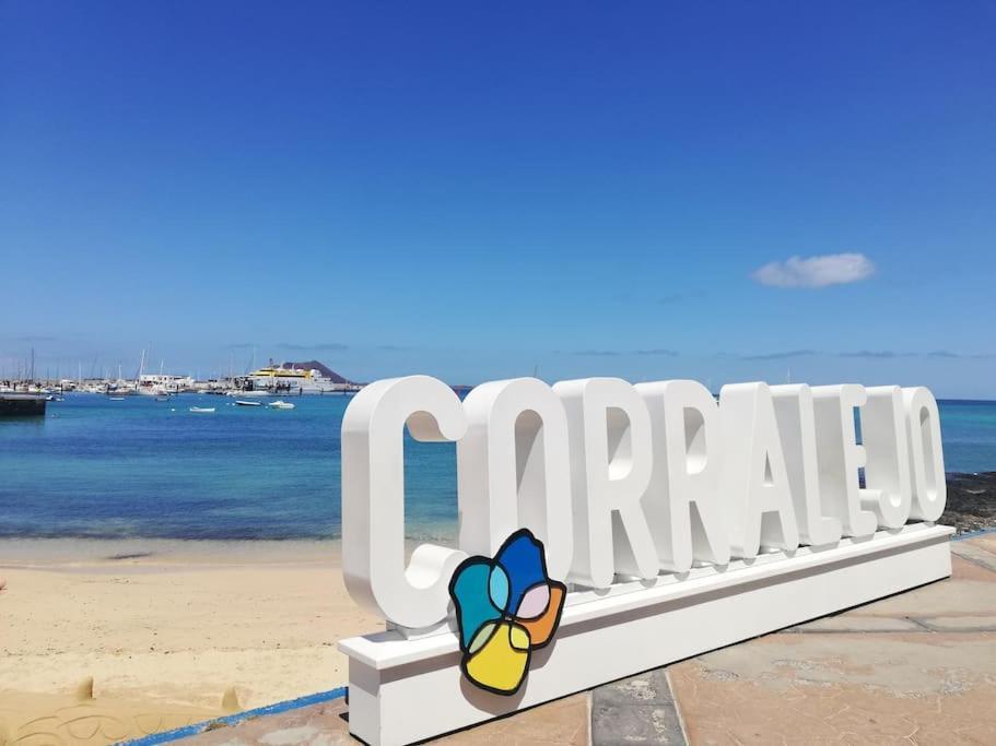דירות Blue Ocean Corralejo: Sunny Terrace, Pool, Wifi מראה חיצוני תמונה